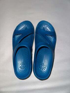 DAWGS Women's Z Sandals Ocean Blue Slide Sandals